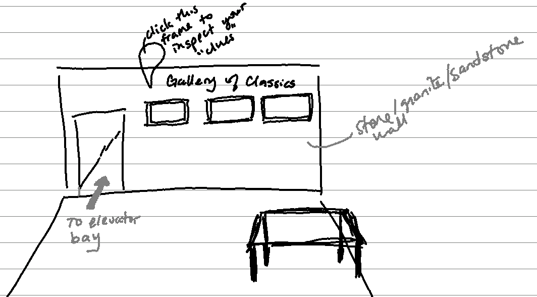 sketch of gallery idea